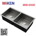 Chậu rửa bát 2 hố cân Handmade inox304 Miken MKRB-8345NC