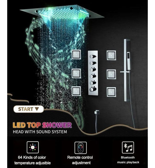 Sen tắm nhiệt độ âm tường massage Miken MB20HZW 