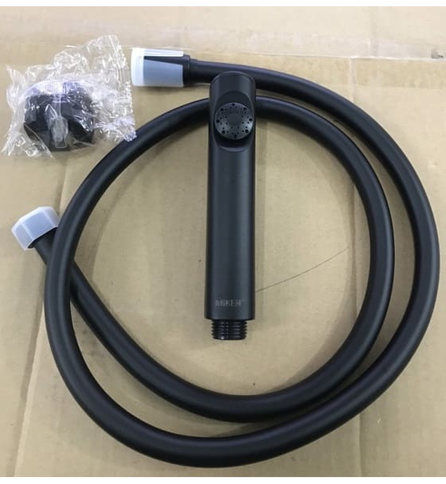 Vòi xịt vệ sinh màu đen Miken XB095B