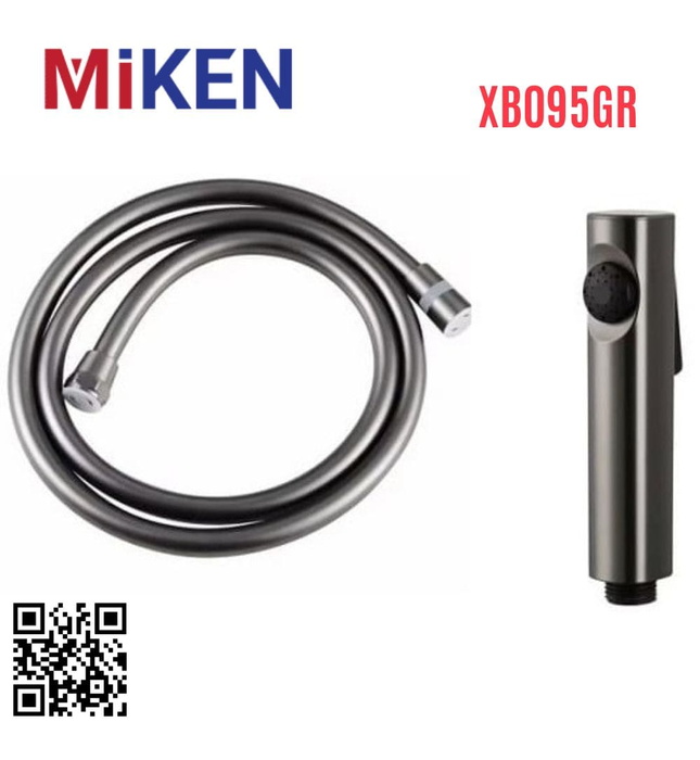 Vòi xịt vệ sinh màu ghi xám Miken XB095GR