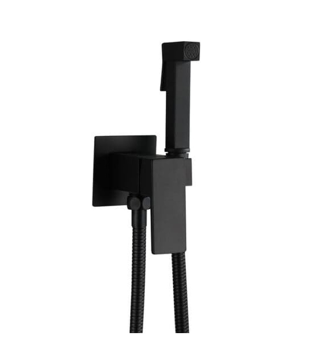 Vòi xịt vệ sinh nóng lạnh màu đen Miken F-7502B