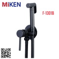 Vòi xịt vệ sinh nóng lạnh màu đen Miken F-1301B