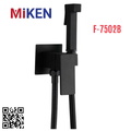 Vòi xịt vệ sinh nóng lạnh màu đen Miken F-7502B