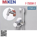 Vòi xịt vệ sinh nóng lạnh âm tường Miken F-7505W-2