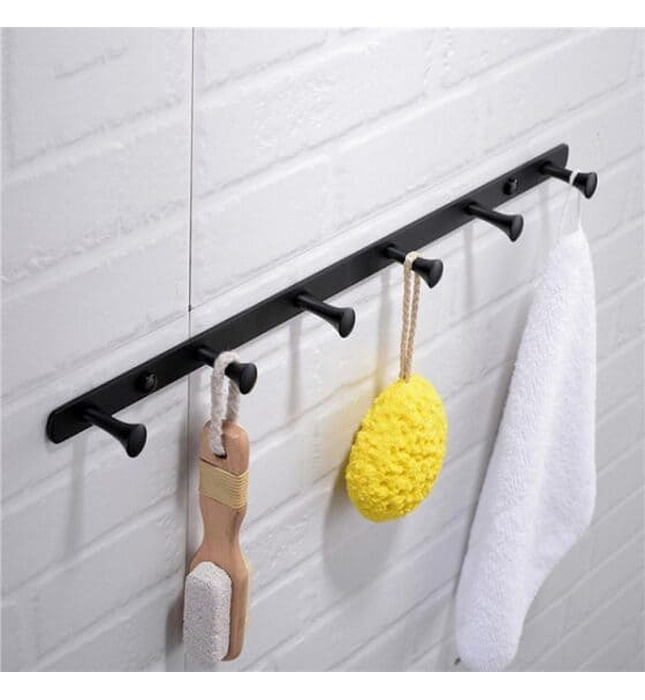 Móc  treo 6 vấu màu đen Miken MK-706B