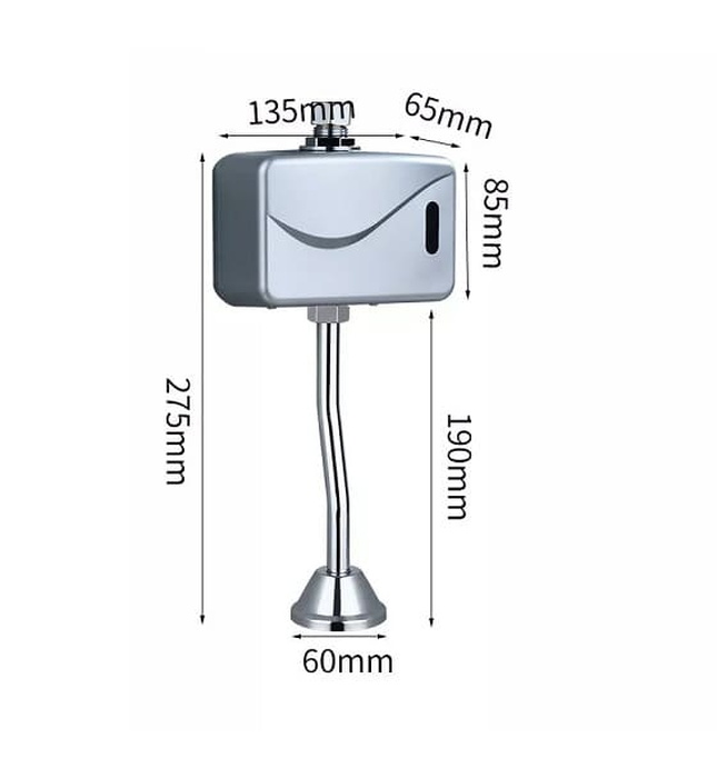 Van xả cảm ứng tiểu nam kết hợp nhấn tay Miken MKV-C4896P