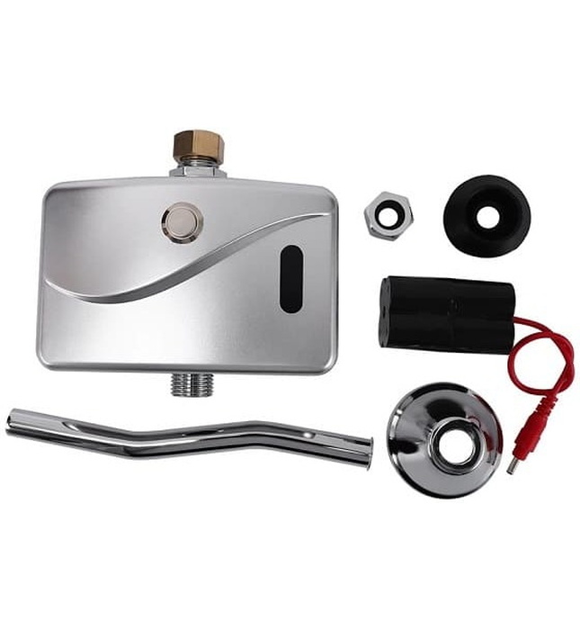 Van xả cảm ứng tiểu nam kết hợp nhấn tay Miken MKV-C4896P