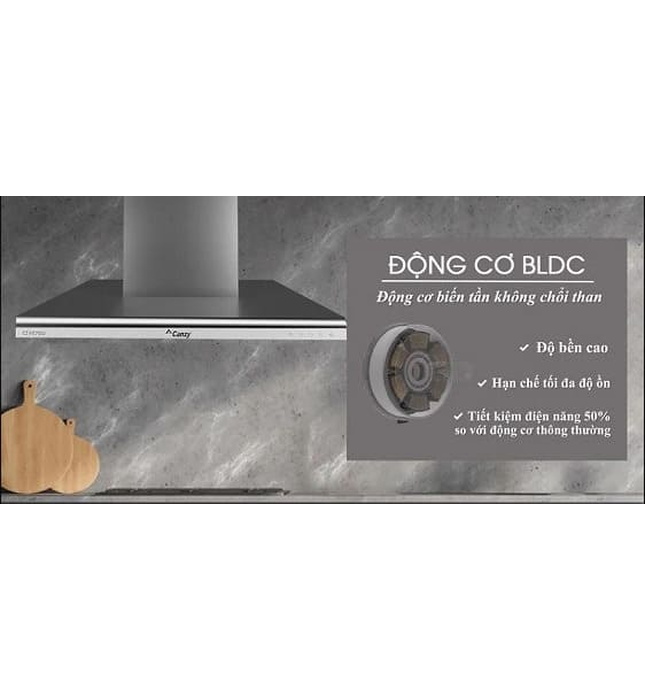 Máy hút mùi toa ngang Canzy CZ-HE90BK