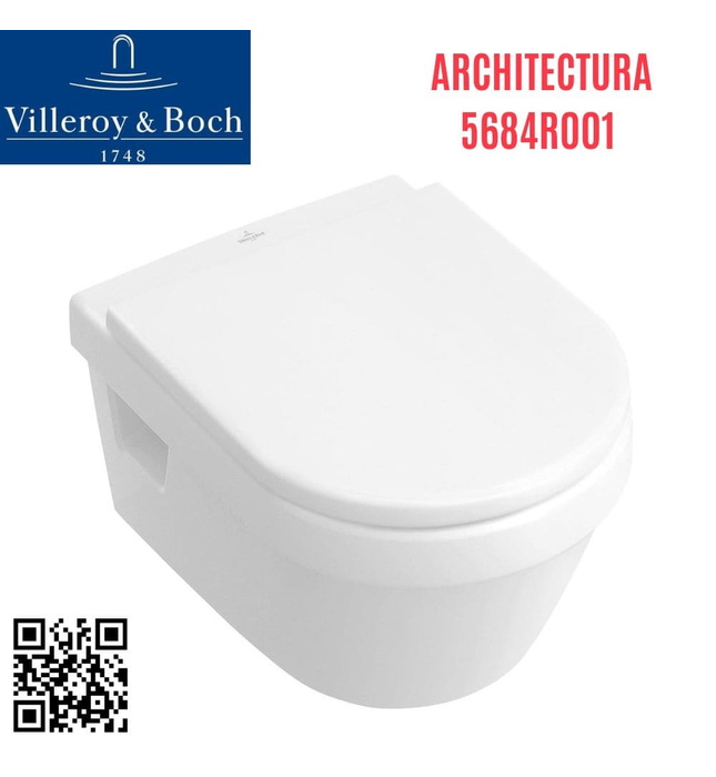 Bồn cầu treo tường Đức Villeroy Boch Architectura 5684R001