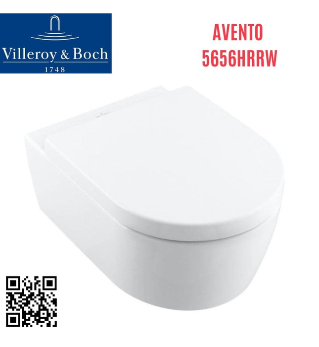 Bồn cầu treo tường Đức Villeroy Boch Avento 5656HRRW