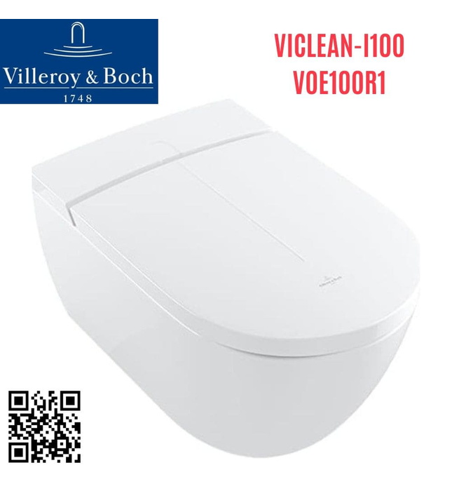 Bồn cầu treo tường Đức Villeroy Boch ViClean-I100 V0E100R1