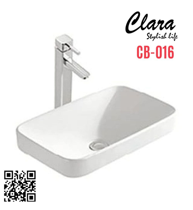 Chậu rửa Lavabo bán âm bàn Clara CB-016
