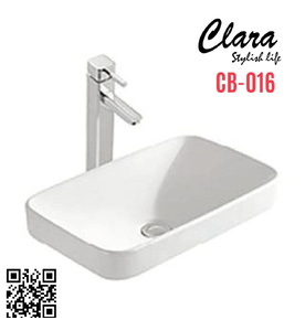 Chậu rửa Lavabo bán âm bàn Clara CB-016