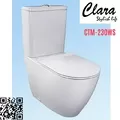 Bồn cầu 2 khối nắp rơi êm Clara CTM-230WS