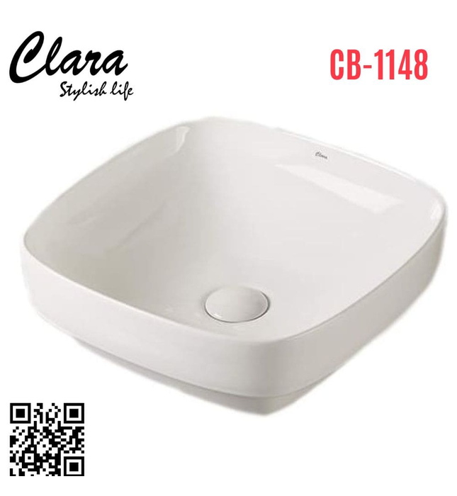 Chậu rửa Lavabo bán âm bàn Clara CB-1148