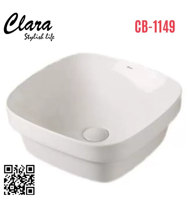 Chậu rửa Lavabo bán âm bàn Clara CB-1149