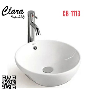 Chậu rửa Lavabo bán âm bàn Clara CB-1113