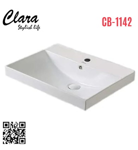 Chậu rửa Lavabo bán âm bàn Clara CB-1142