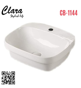 Chậu rửa Lavabo bán âm bàn Clara CB-1144   