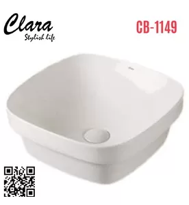 Chậu rửa Lavabo bán âm bàn Clara CB-1149