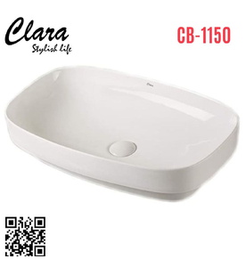 Chậu rửa Lavabo bán âm bàn Clara CB-1150