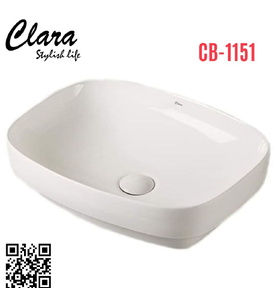 Chậu rửa Lavabo bán âm bàn Clara CB-1151