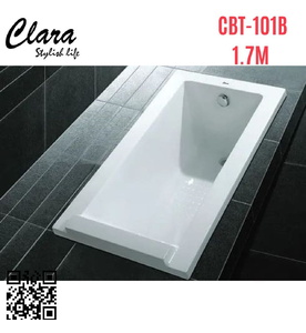 Bồn tắm nhựa 1.7m nhập khẩu Clara CBT-101B