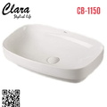Chậu rửa Lavabo bán âm bàn Clara CB-1150