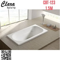 Bồn tắm nhựa 1.5m nhập khẩu Clara CBT-123