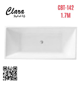 Bồn tắm nhựa nhập khẩu Clara CBT-142 (1.7M)