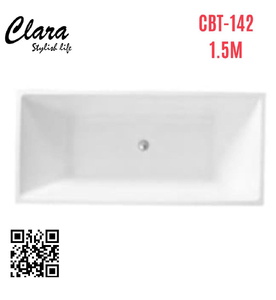 Bồn tắm nhựa 1.5m nhập khẩu Clara CBT-142 (1.5m)