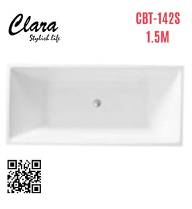 Bồn tắm nhựa 1.5m nhập khẩu Clara CBT-142S