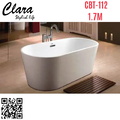 Bồn tắm đặt sàn 1.7m nhập khẩu Clara CBT-112