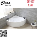 Bồn tắm massage góc 1.5m nhập khẩu Clara CBT-127