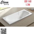 Bồn tắm nhựa 1.7m nhập khẩu Clara CBT-140