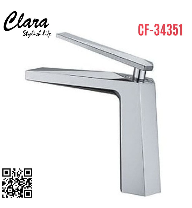 Vòi Chậu Lavabo Nóng Lạnh Clara CF-34351
