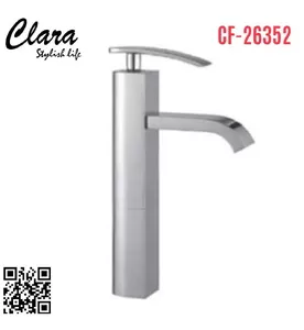 Vòi Lavabo Thân Cao Nóng Lạnh Clara CF-26352