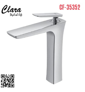 Vòi Chậu Lavabo Nóng Lạnh Thân Cao Clara CF-35352