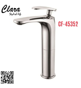 Vòi Chậu Lavabo Nóng Lạnh Thân Cao Clara CF-45352
