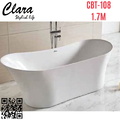 Bồn tắm đặt sàn nhựa 1.7m nhập khẩu Clara CBT-108 