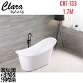Bồn tắm đặt sàn nhựa 1.7m nhập khẩu Clara CBT-133