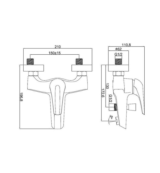 Sen tắm nóng lạnh Clara CF-11353