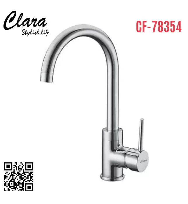 Vòi chậu rửa bát nóng lạnh Clara CF-78354
