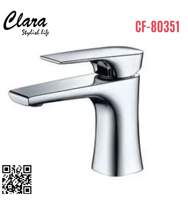 Vòi Chậu Lavabo Nóng Lạnh Clara CF-80351