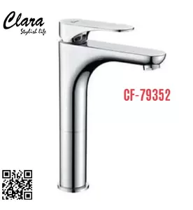 Vòi Lavabo Thân Cao Nóng Lạnh Clara CF-79352