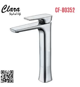 Vòi Lavabo Thân Cao Nóng Lạnh Clara CF-80352