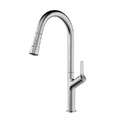 Vòi chậu rửa bát nóng lạnh dây rút Clara CF-74354