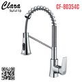 Vòi chậu rửa bát nóng lạnh dây rút Clara CF-80354C