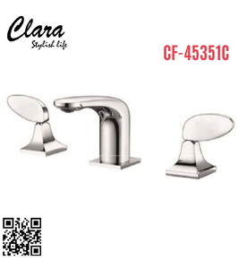 Vòi Chậu Lavabo Nóng Lạnh 3 Lỗ Clara CF-45351C