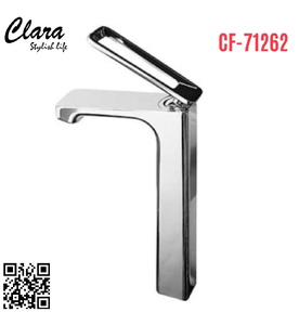 Vòi Chậu Lavabo Nóng Lạnh Thân Cao Clara CF-71262